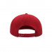 Бейсболка SNAP BACK, пластиковая застежка, красный