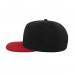 Бейсболка SNAP BACK, пластиковая застежка, красный и черный Бейсболка SNAP BACK, пластиковая застежка, красный и черный