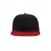 Бейсболка SNAP BACK, пластиковая застежка, красный и черный Бейсболка SNAP BACK, пластиковая застежка, красный и черный