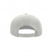 Бейсболка SNAP BACK, пластиковая застежка, белый